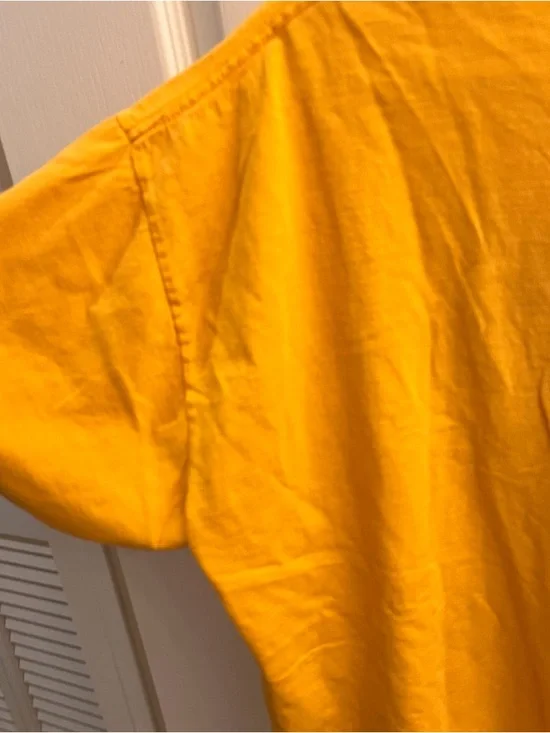 Steve&Barrys University of Michigan Short-Sleeve T-Shirt Yellow with Black Print - Picture 3 of 5